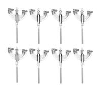 Sunmeit Gancio per artiglio a tamburo 8 pezzi con viti e aste di tensione per accessori per parti di riparazione del tamburo a basso