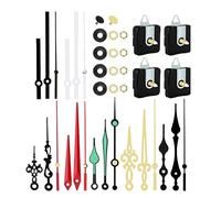 Sunmeit Kit di ricambio per meccanismo dell'orologio da 4 pezzi con 7 lancette per orologio per riparazione orologi fai da te riparazione motore parti di ricambio accessori