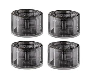 Sunmeit Lavatrice Piedi Pastiglie 4X Lavatrice Trasferimento Vibrazioni Antiscivolo Shock e Cancellazione del Rumore Mat per Lavatrice A