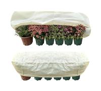 Sunmeit Protezione rettangolare per vasi da fiori e piante da balcone, davanzali e vasi da giardino per il gelo e il vento, 2 pezzi