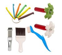 Sunmeit Set Pettini per Alette Condensatore Radiatore Universale per Auto, Piastra per la Bobina Condizionatore d'Aria, Strumento per la Pulizia delle, Raffreddamento Automatico