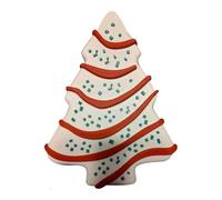 Sunmeit Stoccaggio Torte Albero di Natale, Decorazione Deposito Snack Dolci di Natale, Albero di Natale Può Posizionare Tutte le Torte Albero di Natale