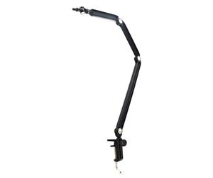 Sunmeit Supporto per microfono con braccio a forbice e sospensione regolabile per studio di registrazione con microfono a condensatore wireless