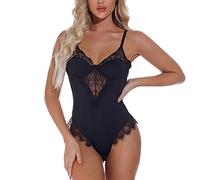 SUNMME Camicie da Donna e Vestaglie da Donna Sexy in Pizzo Leopardato Intimo di Grandi Dimensioni Lingerie Body Pigiama Set di Lingerie Sexy da Donna