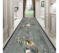 SUNMME Tappeto Passatoia Tappetino Grigio per Corridoio Tappetino Antiscivolo E Lavabile Morbido al Tocco Tappeto Passatoia per Soggiorno/Cucina/Camera da Letto/Corridoio/60 * 200Cm/2Ft*6.6Ft