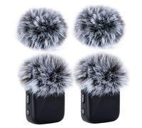 SUNMON 4 pezzi grigio paravento per DJI MINI Mic microfono peloso protezione pop