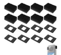 SUNMON 8 pezzi fotocamera microfono antivento per insta360 X3/X4, microfono antivento fotocamera microfono parabrezza, camera mic vento manicotto per ridurre il rumore del vento