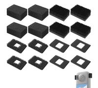 SUNMON 8 pz fotocamera microfono antivento per Insta360 X3/X4, protezione antivento 4 microfono e 4 fotocamera microfono parabrezza, camera mic vento manicotto per ridurre il rumore del vento
