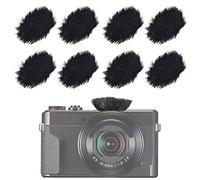 SUNMON Parabrezza, parabrezza per DSLR, microfono, parabrezza, protezione dal vento (8 pezzi)