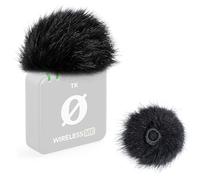 SUNMON Parabrezza per microfono Rode Wireless Me, peloso Pop Filter Wind Muff compatibile con il sistema di microfono wireless Rode Wireless Me, riduzione del rumore di fondo migliora la qualità del
