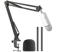 SUNMON Yeti - Braccio per microfono con filtro pop, compatibile con Blue Yeti Pro, microfono USB Yeti Pro con manicotto per cavo