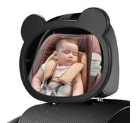 SUNNIFLY Specchio Auto Neonato Sedile Posteriore, Specchietto Retrovisore Bambini a Forma di Orsetto, Specchio Auto Bambini, per Seggiolino Posteriore