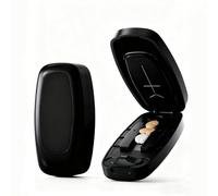 SUNNIFLY Taglia Pastiglie per Tutti i Tablet, Tagliapillole Portatile per Dividere le Compresse in 2, 3 o 4, Adatto per l'uso Quotidiano e in Viaggio (nero)