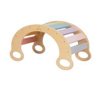 Sunny Arco Montessori in legno multicolore | Arco Arrampicata Montessori | Parete per arrampicarsi | Giocattoli montessoriani per bambini