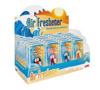 Sunny Beach, deodorante per abitacolo, espositore 24 pz Simpatici soggetti che