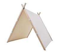 SUNNY Como Tenda Bimbi Gioco Crema, Tenda Gioco | Casetta gioco a partire da 2 ans | 100% cotone naturale | 100% legno FSC | 107x123cm