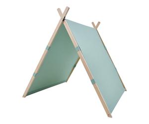 SUNNY Como Tenda Bimbi Gioco Verde, Tenda Gioco | Casetta gioco a partire da 2 ans | 100% cotone naturale | 100% legno FSC | 107x123cm