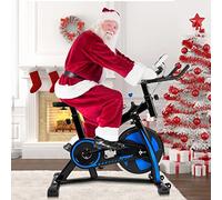 Sunny - Cyclette da scrivania, cyclette per ciclismo indoor, la cyclette perfetta per casa e interni, cyclette per uomini e donne, comoda cyclette (blu, taglia unica)