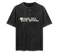 Sunny Day Real Estate Logo Men T-Shirt Graphic Mens Cotton Casual Black Tee Shirt L