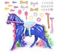Sunny Days Entertainment Glam-R-Ranch Midnight Rainbow - Rainbow Sparkle Unicorn with Accessories