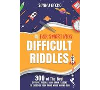 Sunny Gecko Difficult Riddles for Smart Kids (Tascabile) Game Book Gift Ideas