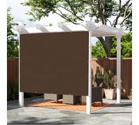SUNNY GUARD Copertura ombreggiante per pergola, 95% da 3 x 3 m, in tessuto con occhielli rinforzati, protezione per la privacy, per esterni, patio, giardino, baldacchino, marrone
