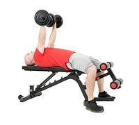 Sunny Health and Fitness completamente regolabile Power Zone Utility Heavy Duty Panca con peso massimo 1000 kg - SF-BH6920