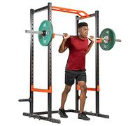 Sunny Health & Fitness Power Zone Kraftregal-SF-XF9925, Panca Multifunzione per Sollevamento Pesi Unisex Adulto, Nero, Taglia Unica