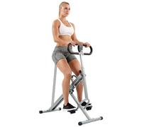 Sunny Health & Fitness Row-N-Ride Smart Pieghevole per Squat e Vogata | Allenamento Glutei e Gambe, 3 Angoli Squat, Resistenza a 4 Livelli, App SunnyFit, Portata 150 kg, Facile da Riporre