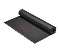 Sunny Health & Fitness Tappetino da Esercizio per Yoga - Supporto Duro da Studio per Stabilità e Equilibrio - Durevole, Resistente a Strappi e Portatile - Yoga e Pilates - Nero - NO. 031-BK