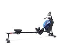 Sunny Health & Fitness Vogatore ad acqua Elite con serbatoio verticale ad alta resistenza, Blu - SF-RW522017BLU