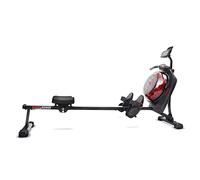 Sunny Health & Fitness Vogatore ad acqua Elite con serbatoio verticale ad alta resistenza, Nero - SF-RW522017BLK