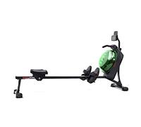 Sunny Health & Fitness Vogatore ad acqua Elite con serbatoio verticale ad alta resistenza, verde - SF-RW522017GRN