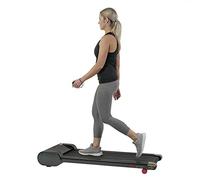 Sunny Health & Fitness Walkstation - Tapis roulant piatto sottile per scrivania e casa, SF-T7945, colore: Nero