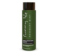 Sunny Isle Shampoo per capelli alla menta e rosmarino e radici forti 12 once, formula anti-rottura, infuso con biotina e olio di ricino nero giamaicano