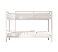 Sunny Jip Letto a Castello Bianco | Per Bambini Senza Materassi - Per 2 Bambini 208 X 97 X 140 Cm / per Materassi di Dimensioni: 90 X 200 Cm
