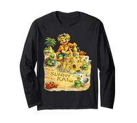 Sunny Kai e la Sua Isola Ohana - Beach Day Sandcastle Fun! Maglia a Manica