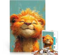 Sunny Lion Bliss Puzzle da 1000 pezzi per adulti Giocattoli che creano dipendenza e sfidano l'intelligenza del cervello Regali di Babbo Natale segreto 38x26cm