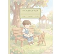 Sunny Park Artist Themed Composition Notebook | 9.25in x 7.5in | College Ruled | 110 Page Notebook: Cute Pastel Notebook for School, Journaling, and Creative Writing