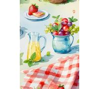 Sunny Picnic Days: Summer Vibes Notebook: picnic theme notebook 6 x 9 inches