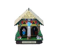 Sunny Rainy Box Indoor Accurate Thermometer Home Barometer House Hygrometer Plastic Hanging Weather