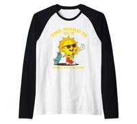 Sunny Safe, La Parola è Fuori Essere al Sicuro è Cool. Maglia con Maniche Raglan