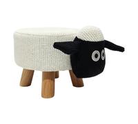 Sunny Sgabello per bambini Pecora, Bianca | Sedia a Forma di Animale | Per la Sala Gochi o la Cameretta - 44 x 28 x 25 cm - A Partire dai 3 Anni - Max. 100 kg