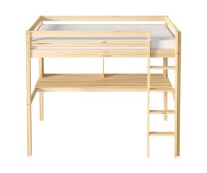 Sunny Sil Letto a Soppalco con Scrivania, Beige | Per Bambini Senza Materasso - Con Scaletta 208 X 100,5 X 172 Cm / per Materasso di Dimensioni: 90 X 200 Cm