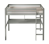 Sunny Sil Letto a Soppalco con Scrivania, Grigio | Per Bambini Senza Materasso - Con Scaletta 208 X 100,5 X 172 Cm / per Materasso di Dimensioni: 90 X 200 Cm