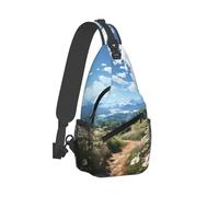 Sunny Spring Day Unisex Sling Bag Piccolo Borsa A Spalla Antifurto Borsa A Tracolla Per Sportiva Lavoro Trekking