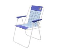 SUNNY STAR SEDIA BASSA ARIES IN ACCIAIO 53x43x36cm CELESTE