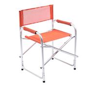 SUNNY STAR Sedia Regista Pieghevole in Alluminio 47X57X80cm (arancione)