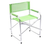 SUNNY STAR Sedia Regista Pieghevole in Alluminio 47X57X80cm (verde)