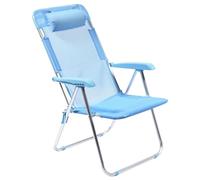 SUNNY STAR SEDIA ROCHELLE IN ALLUMINIO 60x41x100cm BLU